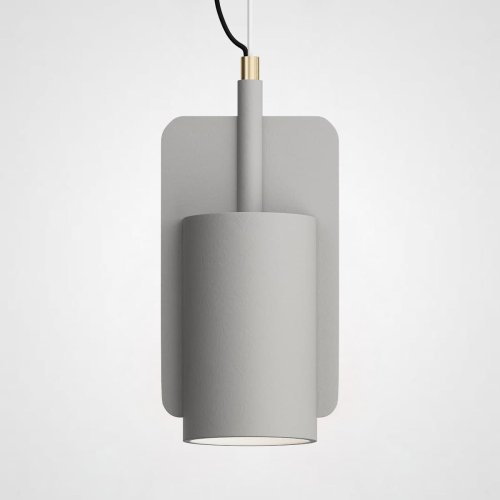 Подвесной бетонный светильник SKOVL B Серый 186777-26 ImperiumLoft серый 1 лампа, основание серое в стиле современный 