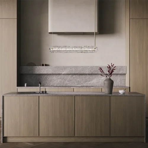 Светильник подвесной LED Frostum MOD439PL-L20BSK Maytoni прозрачный на 1 лампу, основание латунь в стиле современный линейный фото 2 Светильник подвесной LED Frostum MOD439PL-L20BSK Maytoni прозрачный на 1 лампу, основание латунь в стиле современный линейный фото 2