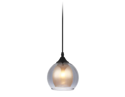 Светильник подвесной TR3539 Ambrella light серый чёрный 1 лампа, основание чёрное в стиле современный 