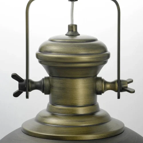 Светильник подвесной лофт LSP-9612 Lussole бронзовый 1 лампа, основание бронзовое в стиле лофт  фото 3