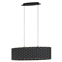 Светильник подвесной Marasales 99613 Eglo чёрный 2 лампы, основание чёрное в стиле современный 