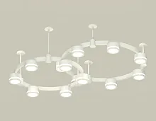 Светильник подвесной XR92211003 Ambrella light белый 13 ламп, основание белое в стиле хай-тек современный 