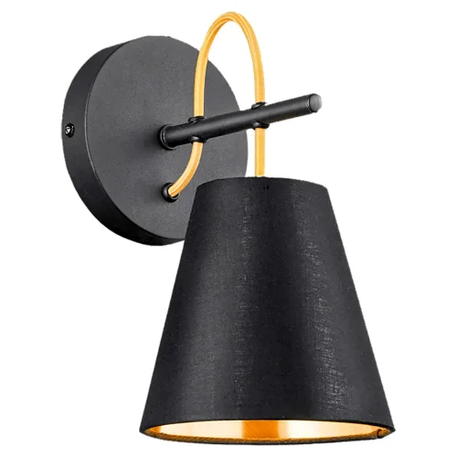 Бра LSP-8052 Lussole чёрный на 1 лампа, основание чёрное в стиле современный 
