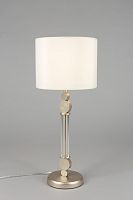 Настольная лампа Scario OML-64514-01 Omnilux бежевая 1 лампа, основание бежевое металл в стиле классический 