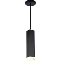 Светильник подвесной Faino 2068/82/01P Stilfort чёрный 1 лампа, основание чёрное в стиле современный 