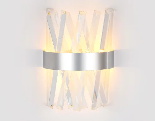 Бра Traditional TR5322 Ambrella light прозрачный на 1 лампа, основание хром в стиле классический  фото 3
