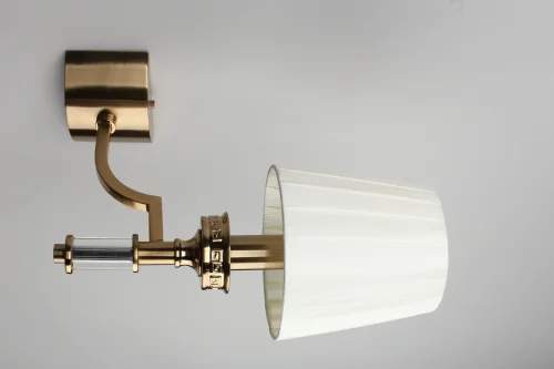 Бра Dimaro OML-87811-01 Omnilux бежевый на 1 лампу, основание хром в стиле классический фото 3