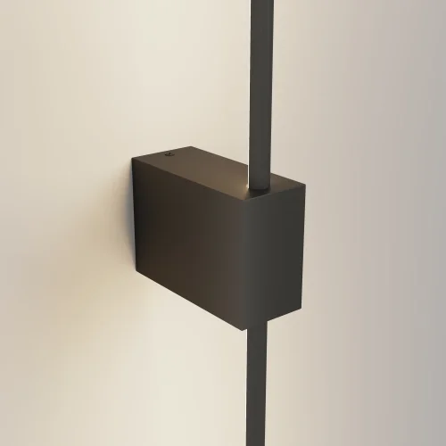 Бра LED Pars C071WL-L12B3K Maytoni чёрный на 1 лампу, основание чёрное в стиле современный минимализм отражённый свет фото 3