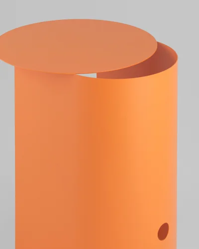 Журнальный столик Floire, металл, оранжевый УТ000041882 Stool Group столешница из фото 5