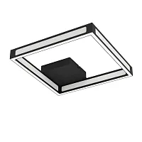 Светильник потолочный LED Altaflor 99787 Eglo белый 4 лампы, основание чёрное в стиле современный квадраты
