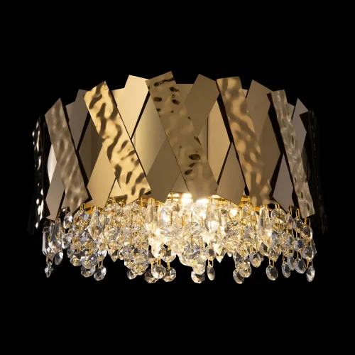 Бра Artistico MOD017WL-02BS Maytoni золотой прозрачный на 2 лампы, основание латунь в стиле современный  фото 2
