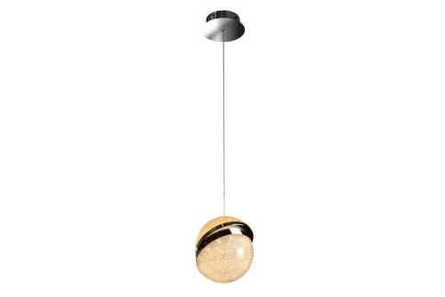 Светильник подвесной LED Crystal Ball C4474-1 CR iLedex прозрачный 1 лампа, основание хром в стиле современный хай-тек шар