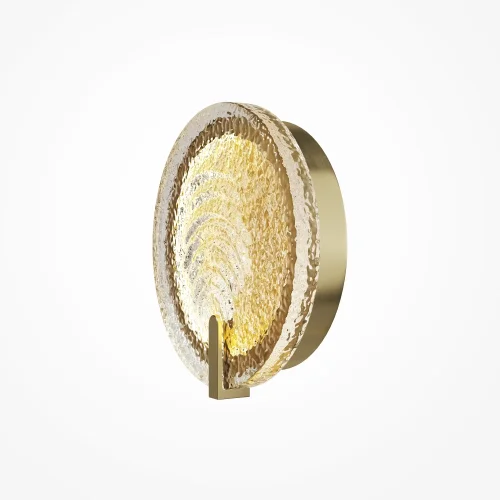 Бра LED MOD481WL-L8BS3K Regatta Maytoni прозрачный на 1 лампу, основание латунь в стиле современный фото 6