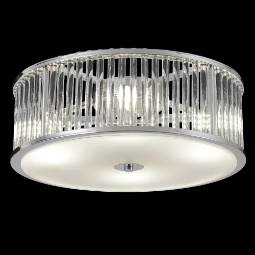 Светильник потолочный AVENUE PL4 CHROME Crystal Lux прозрачный на 4 лампы, основание хром в стиле классический современный фото 3