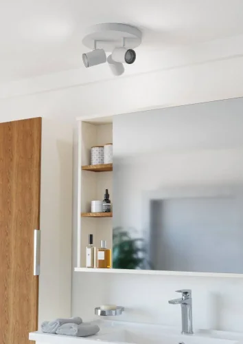 Спот с 3 лампами Consuma 901962 Eglo белый GU10 в стиле современный фото 3 Спот с 3 лампами Consuma 901962 Eglo белый GU10 в стиле современный фото 3