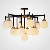 Люстра на штанге ERA CH 101559-26 ImperiumLoft белая на 13 ламп, основание латунь в стиле современный 