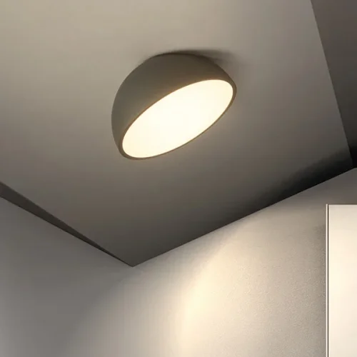 Светильник потолочный SELDEN D20 White 208111-23 ImperiumLoft белый на 1 лампу, основание белое в стиле современный фото 3