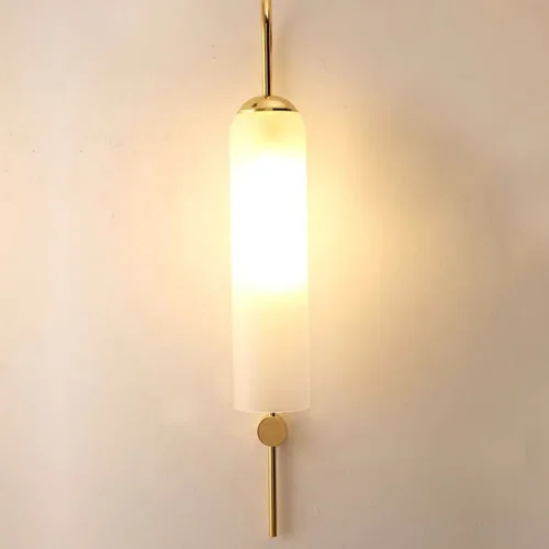 Настенное бра VIAN WALL 141129-26 ImperiumLoft белый на 1 лампу, основание золотое в стиле современный фото 3 Настенное бра VIAN WALL 141129-26 ImperiumLoft белый на 1 лампу, основание золотое в стиле современный фото 3