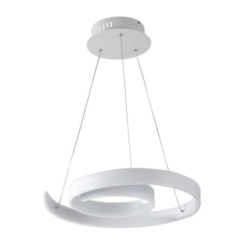 Светильник подвесной LED Judo V1950-PL Moderli белый 1 лампа, основание белое в стиле хай-тек кольца фото 4