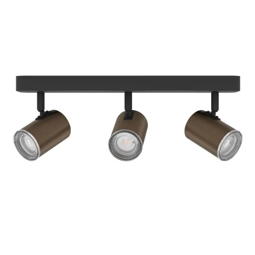 Спот с 3 лампами Consuma 300589 Eglo бронзовый GU10 в стиле современный фото 5 Спот с 3 лампами Consuma 300589 Eglo бронзовый GU10 в стиле современный фото 5