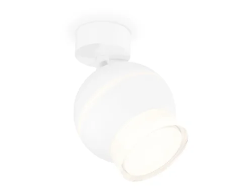 Спот с 1 лампой Techno spot XM1101016 Ambrella light белый GU5.3 в стиле хай-тек современный 