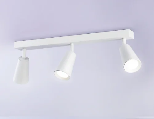 Спот с 3 лампами TA13148 Ambrella light белый GU10 в стиле хай-тек современный  фото 4