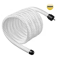 Светильник подвесной LED гибкий неон Ramo 359330 Novotech белый на 1 лампу, основание чёрное в стиле хай-тек гибкий неон