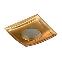 Светильник точечный неповоротный GX5.3 AQUA 369308 Novotech золотой 1 лампа, основание жёлтое золотое в стиле минимализм 