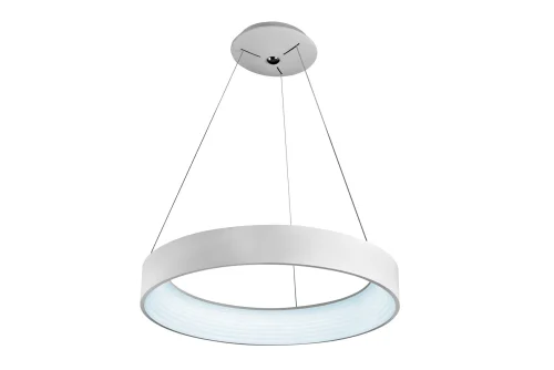 Светильник подвесной LED Bend 8330R-WH iLedex белый 1 лампа, основание белое в стиле современный хай-тек кольца фото 4