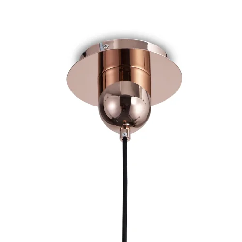 Светильник подвесной лофт JARRAS 6199 Mantra прозрачный медь 1 лампа, основание медь в стиле лофт выдувное фото 6