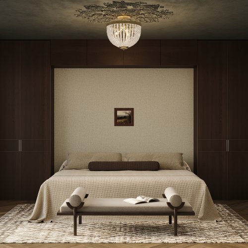 Светильник потолочный Intrigue MOD440CL-03BS Maytoni прозрачный на 3 лампы, основание латунь в стиле современный фото 6