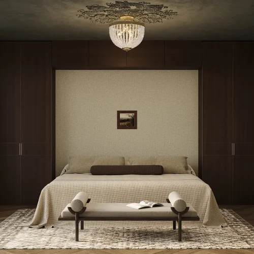 Светильник потолочный Intrigue MOD440CL-03BS Maytoni прозрачный на 3 лампы, основание латунь в стиле современный фото 6