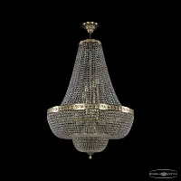 Люстра подвесная 19091/H2/70IV G C1 Bohemia Ivele Crystal прозрачная на 22 лампы, основание золотое в стиле классический sp