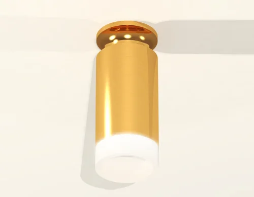 Светильник накладной Techno spot XS6327082 Ambrella light золотой жёлтый 1 лампа, основание золотое жёлтое в стиле современный круглый фото 3