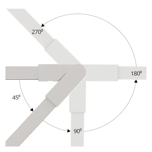 Коннектор с изменяемым углом для шинопровода (трека) Rapid A613833R Arte Lamp белый в стиле для светильников серии Rapid rapid тонкая магнитная фото 2 Коннектор с изменяемым углом для шинопровода (трека) Rapid A613833R Arte Lamp белый в стиле для светильников серии Rapid rapid тонкая магнитная фото 2