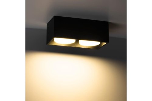 Светильник накладной Arton 51404 6 Ritter чёрный 2 лампы, основание чёрное в стиле современный прямоугольный фото 2