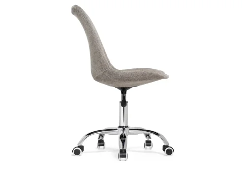 Компьютерное кресло Kolin cappuccino / chrome 15788 Woodville, капучино/ткань, ножки/металл/хром, размеры - *910***490*520 фото 4