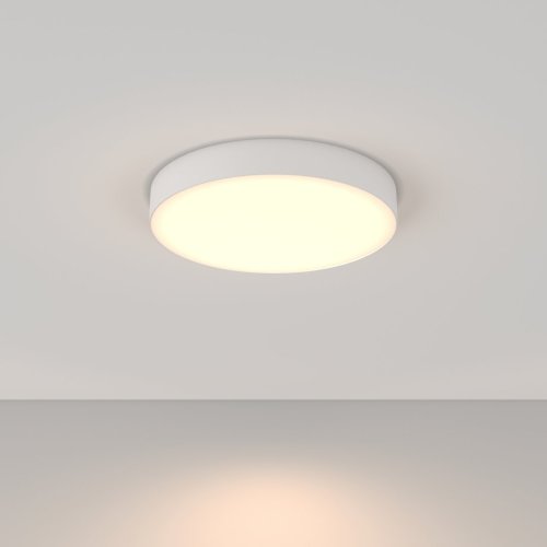 Светильник потолочный LED Zon C032CL-45W3K-RD-W Maytoni белый 1 , основание белое в стиле хай-тек современный  фото 2
