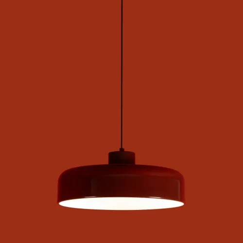 Светильник подвесной Still FR5598PL-02R Freya бордовый на 2 лампы, основание чёрное в стиле современный лофт фото 3