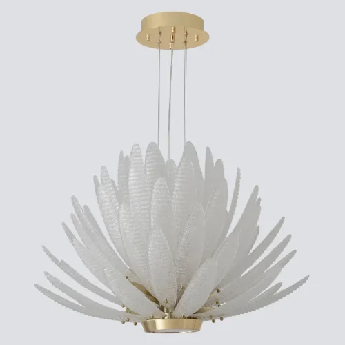Люстра подвесная ARTICHOKE SP8+1 GOLD Crystal Lux прозрачная на 8 ламп, основание золотое в стиле классический фото 4 Люстра подвесная ARTICHOKE SP8+1 GOLD Crystal Lux прозрачная на 8 ламп, основание золотое в стиле классический фото 4