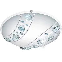 Светильник потолочный LED NERINI 95576 Eglo белый 1 лампа, основание белое в стиле современный 