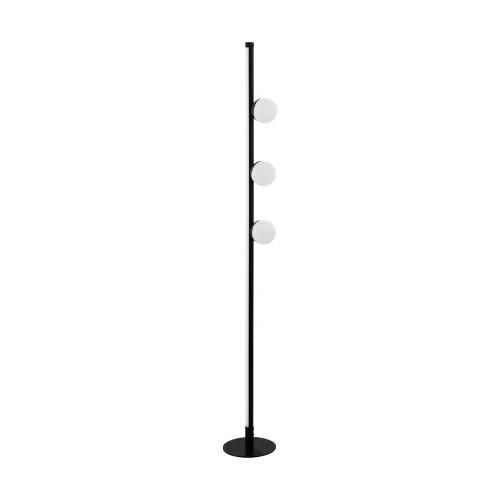 Торшер LED Phianeros 99378 Eglo  белый 1 лампа, основание чёрное в стиле минимализм хай-тек
