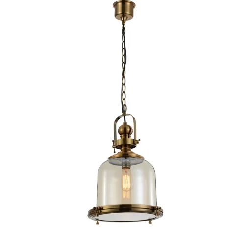 Светильник подвесной лофт Vintage 4971 Mantra прозрачный 1 лампа, основание бронзовое в стиле лофт  фото 2