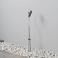 Ландшафтный светильник ЛЕД Коcа / Braid O539FL-L2B3K Maytoni уличный IP65 чёрный на 1 лампу, плафон чёрный в стиле современный ЛЕД