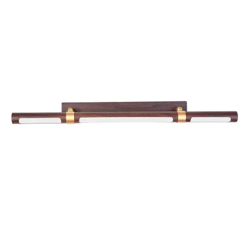 Бра LED Cuero 4111-1W Favourite коричневый на 1 лампа, основание коричневое в стиле кантри 