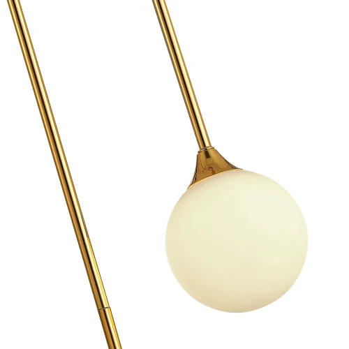 Светильник подвесной Vive SL1187.203.02 ST-Luce белый 2 лампы, основание золотое в стиле минимализм  фото 3