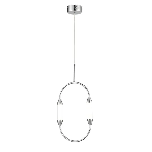 Светильник подвесной LED Capsula VL7293P11 Vele Luce хром на 1 лампу, основание хром в стиле хай-тек современный 