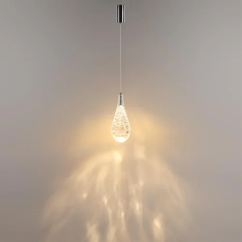 Светильник подвесной Braid 7148/5L Odeon Light прозрачный на 1 лампу, основание хром в стиле классический современный выдувное фото 4 Светильник подвесной Braid 7148/5L Odeon Light прозрачный на 1 лампу, основание хром в стиле классический современный выдувное фото 4