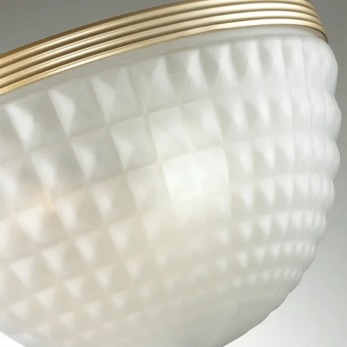 Бра Malaga 4936/1W Odeon Light белый на 1 лампа, основание золотое в стиле классический  фото 4