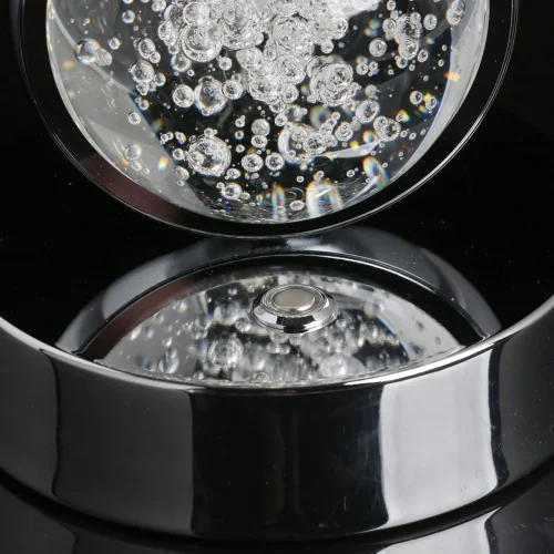 Настольная лампа LED Капелия 730031203 DeMarkt прозрачная 1 лампа, основание хром металл в стиле хай-тек  фото 9